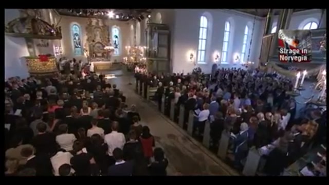 Stragi in Norvegia, a Oslo i funerali delle vittime
