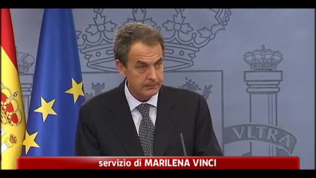 Crisi in Spagna, Zapatero annuncia elezioni anticipate