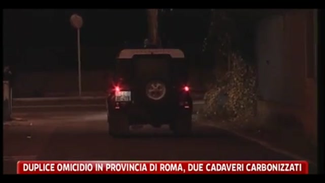 Duplice omicidio in provincia di Roma, due cadaveri carbonizzati