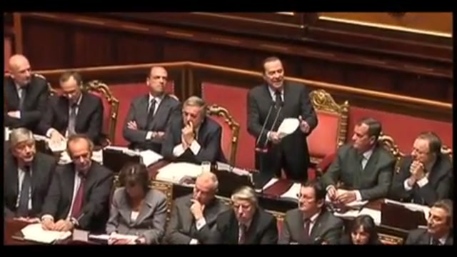 Crisi, mercoledì Berlusconi in Parlamento