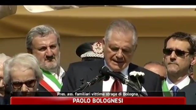 Stage Bologna, discorso di Paolo Bolognesi