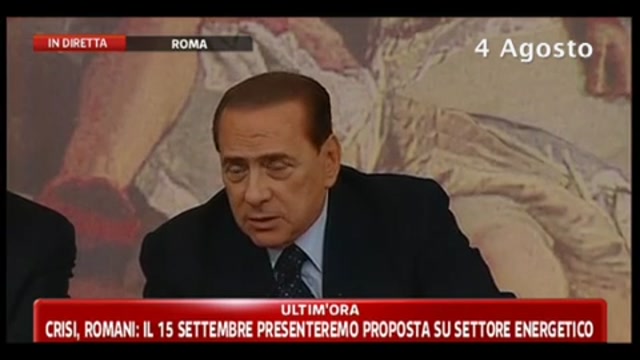 Berlusconi sulla crisi: prima e dopo