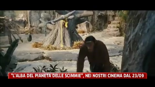 L'alba del pianeta delle scimmie, nei nostri cinema dal 23-09