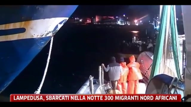 Lampedusa, sbarcati nella notte 300 migranti nord africani