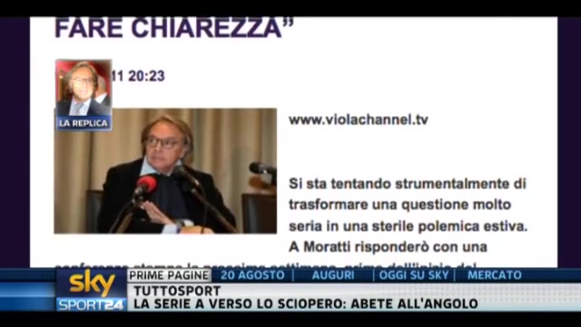 Della Valle, replica a Moratti: Fare chiarezza