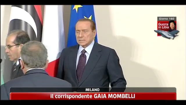 Berlusconi, scongelamento fondi libici per 350 milioni