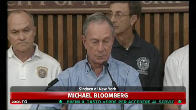 Conferenza stampa Bloomberg, sindaco di New York