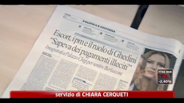 Escort e ricatti, legali stanno decidendo data audizione Berlusconi