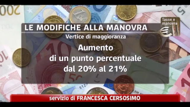 Manovra, contributo 3% redditi oltre 300mila euro