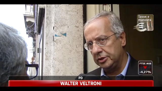 Veltroni: "Berlusconi si faccia da parte per bene del paese"