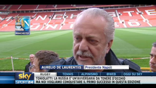 Manchester City - Napoli, parla De Laurentiis