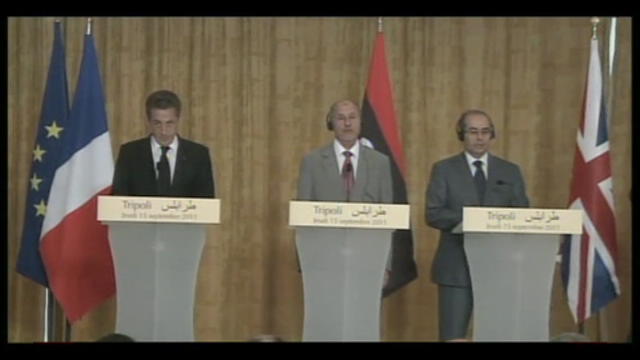 Libia, le parole di Sarkozy e Cameron all'incontro col CNT