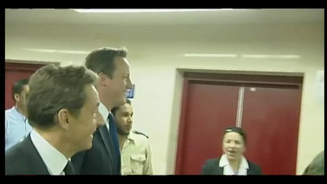 Libia, Sarkozy e Cameron in vista a Tripoli