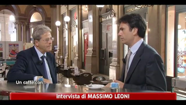 Un caffè con...Paolo Gentiloni