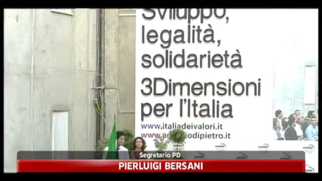 Bersani: verso voto nel 2012, definire progetto entro 2011