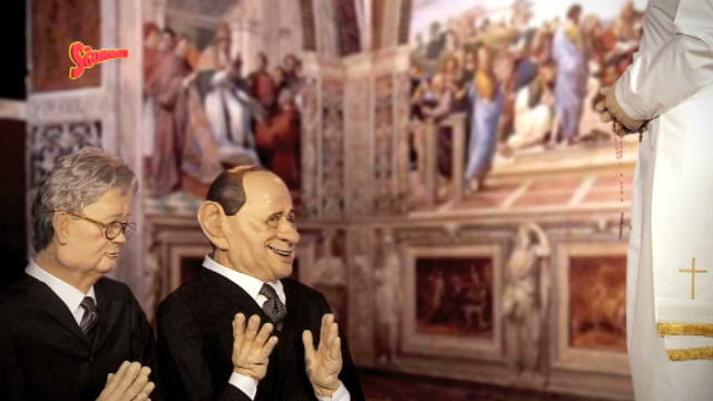 Gli Sgommati, udienza papale