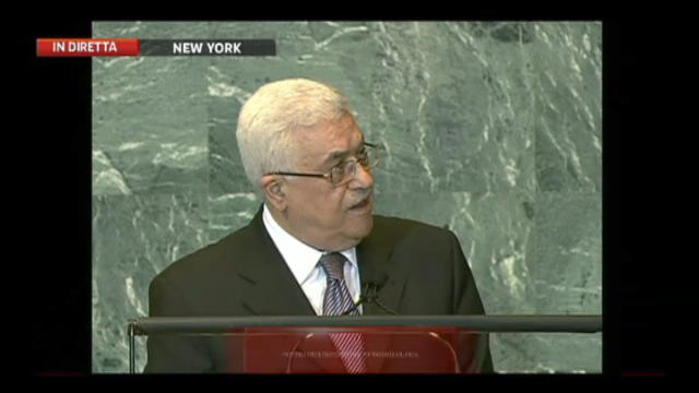 1- Onu, l'intervento di Abu Mazen