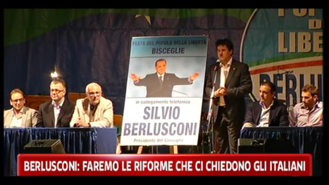 Berlusconi: Governo avanti fino a fine legislatura