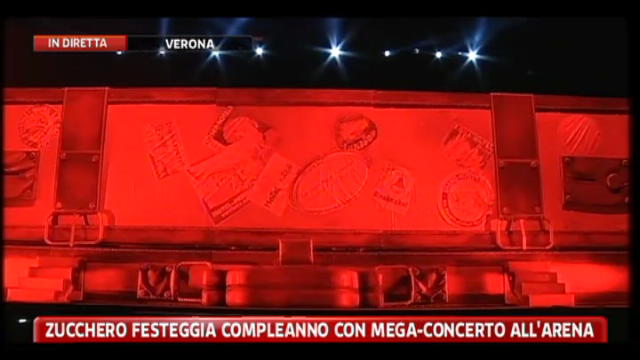 Zucchero festeggia compleanno con mega-concerto Arena