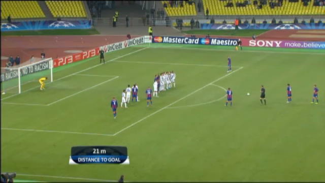 CSKA Mosca-Inter 1-2, gol di Dzagoev (45'+3')