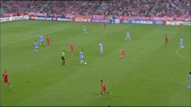 Bayern Monaco - Manchester City 1-0, gol di Gomez (46')