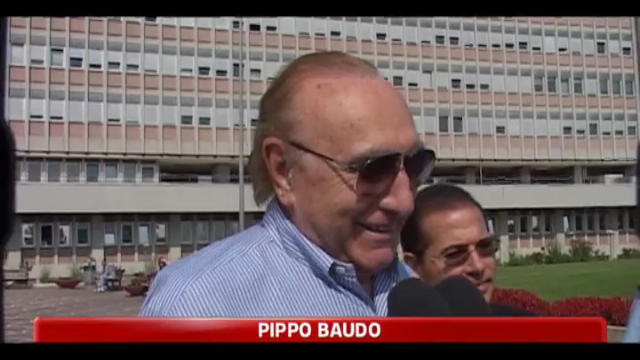 Roma, Pippo Baudo dimesso dall'ospedale Sant'Andrea