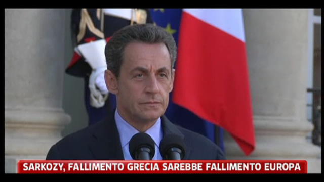 Sarkozy: fallimento Grecia sarebbe fallimento Europa