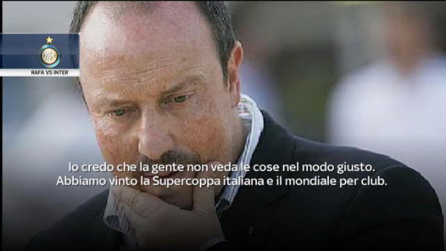Inter, Benitez trova il colpevole: "Moratti sbaglia troppo"