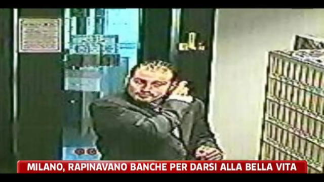 Milano, rapinavano banche per darsi alla bella vita