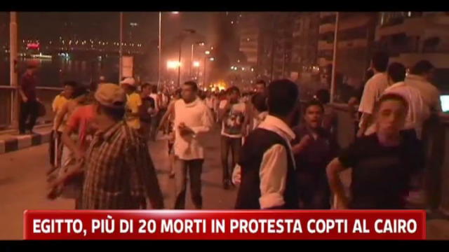 Egitto, più di 20 morti in protesta Copti al Cairo
