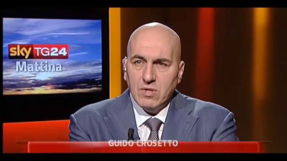 DL Sviluppo, Crosetto a Sky TG24 mattina