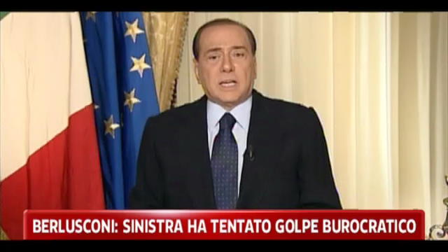 Berlusconi: sinistra ha tentato golpe burocratico