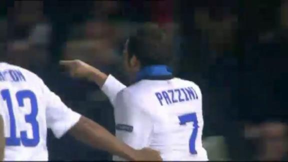 Lille-Inter 0-1, 22' Pazzini