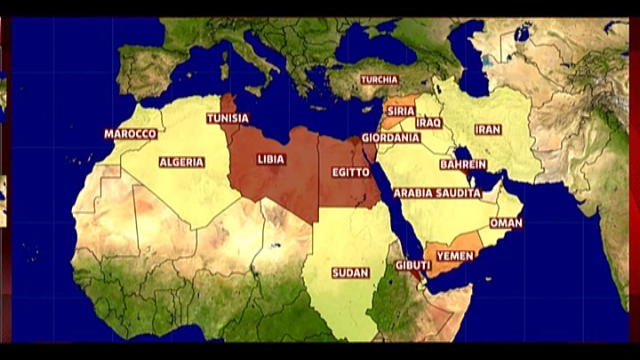 Guerra Libia, sviluppo geografico del conflitto