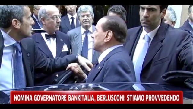 Nomina governatore Bankitalia, Berlusconi: sto provvedendo