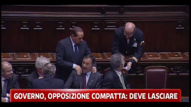 Governo, opposizione compatta: deve lasciare