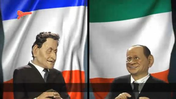 Gli Sgommati, Berlusconi e Sarkozy