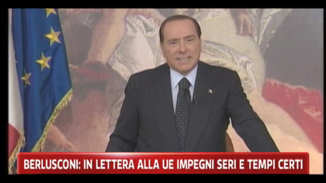 Berlusconi: in lettera alla Ue impegni seri e tempi certi