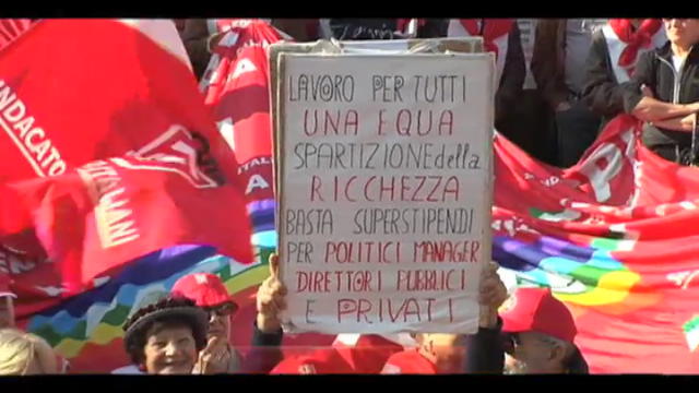 Roma, CGIL in piazza con i pensionati: licenziare il governo