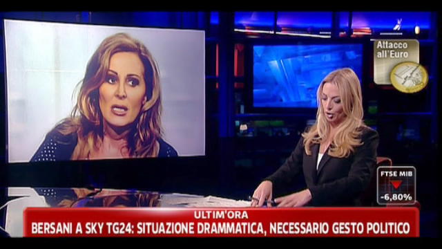 Crisi, Daniela Santanchè in collegamento con SkyTG24