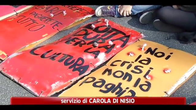 Roma, tensione per manifestazione non autorizzata