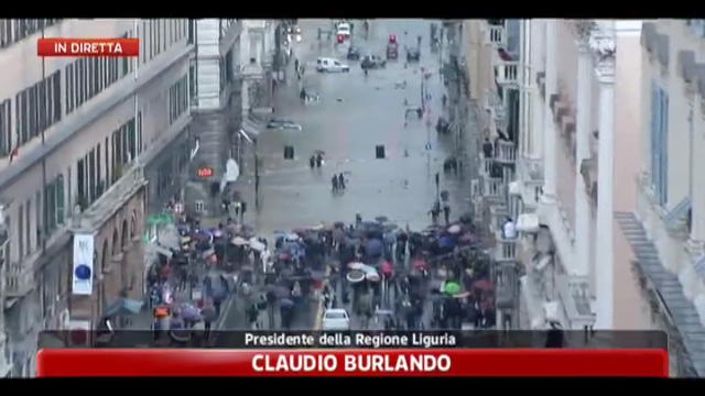 Alluvione, Burlando: la situazione è critica