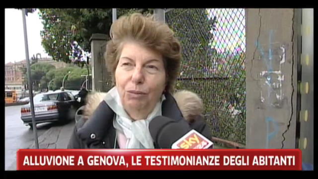 Alluvione Genova, le testimonianze degli abitanti