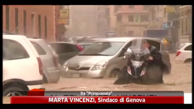 Alluvione, collegamento con il Sindaco di Genova