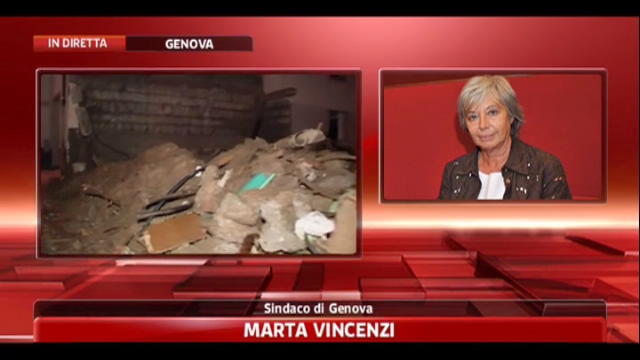 A Sky TG24, intervento di Marta Vincenzi, sindaco di Genova