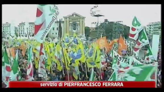 Manifestazione Pd in Piazza San giovanni a Roma