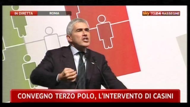 Terzo Polo, Casini: dobbiamo salvare l'Italia