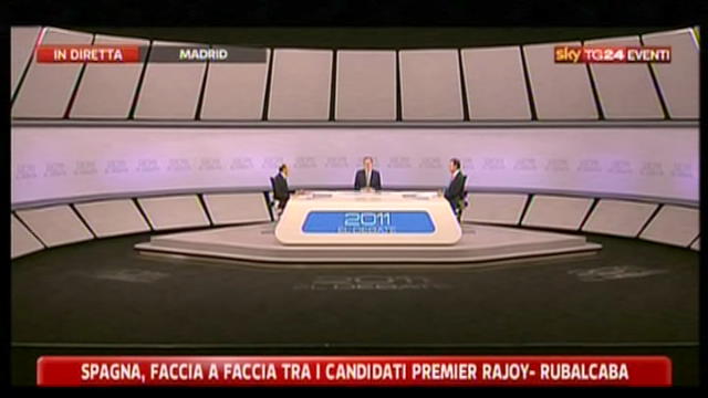 Faccia a faccia Rajoy - Rubalcaba - prima parte