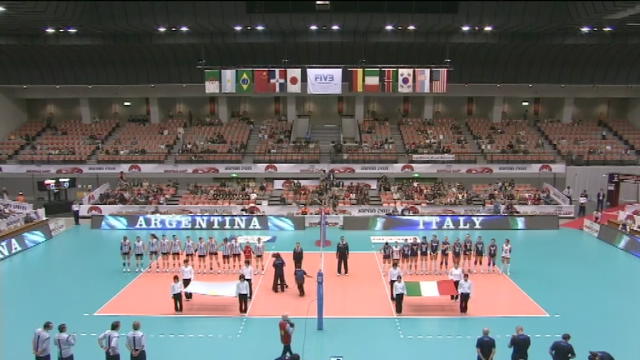 Volley World Cup 2011, Italia-Argentina 3-0