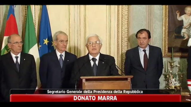 Dimissioni Berlusconi, il comunicato di Marra